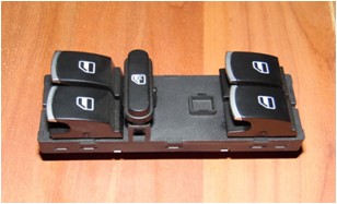 FBI-1003830 Cam Dugmesi-Dortlu-Kromlu (Vw Amarok 17-  Golf 09-14  Passat 11-)