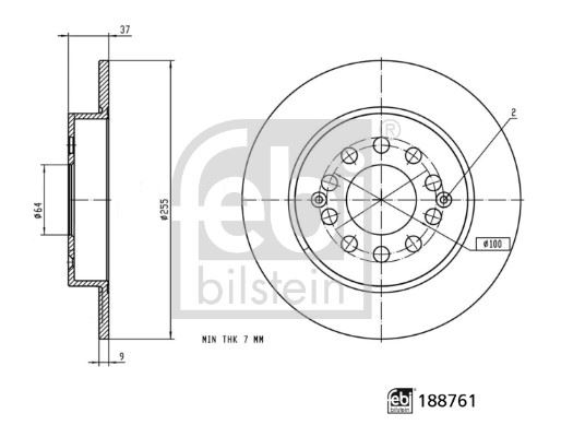 OPTIMAL BS-0448C Fren Diski