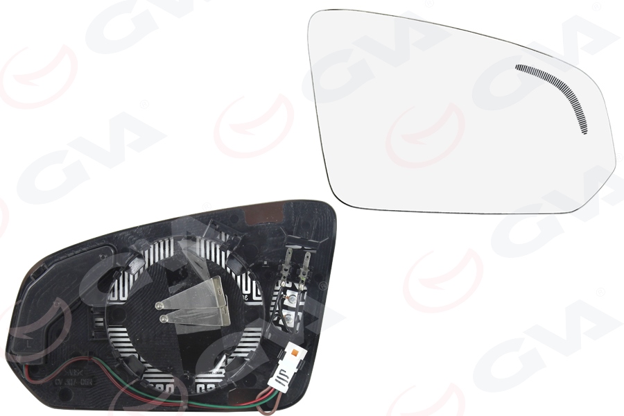 GVA 1199408 Ayna Cami Isitmali Convex Sağ Volvo S60 Ii-Iii S90 V60 V90 19> Şerit Asistanina Sahip Araçlar