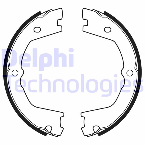 DELPHI LS2178 Fren Pabucu Iveco Daily Arka 07-1999>
