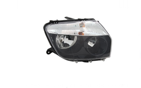 TYC DAC10DU003 D.Duster Ön Far Siyah Kabl.Rh.09-