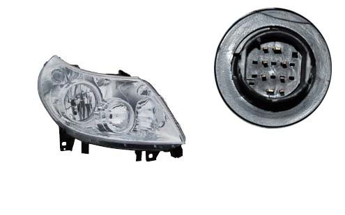 BSG 25-800-023 Far Sag Motorlu ( 1 X H1 / 1 X H7 / 1 X Py 21w / 1 X W5w )   Ducato Iii /Boxer Iii / Jumper Iii