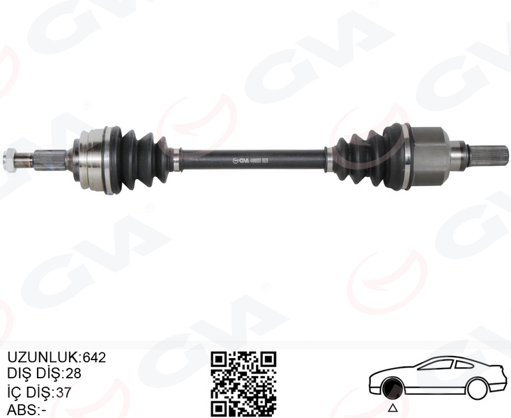 9815636380 Aks Komple Ön Sol  Partner / Rifter
