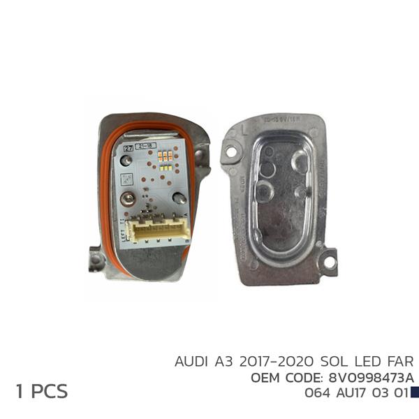 NIKEN 064AU170301 Audi A3 2017-2020 Sol Led Far Modül 8v0998473a