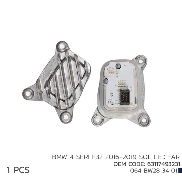 NIKEN 064BW283401 Bmw 4 Seri F32 2016-2019 Sol Led Modül 63117493231