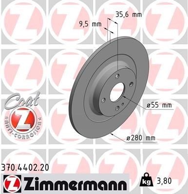 ZIMMERMANN 370.4410.20 Fren Diski Mx-30 Dr E-Skyactiv Dr1w 20 >