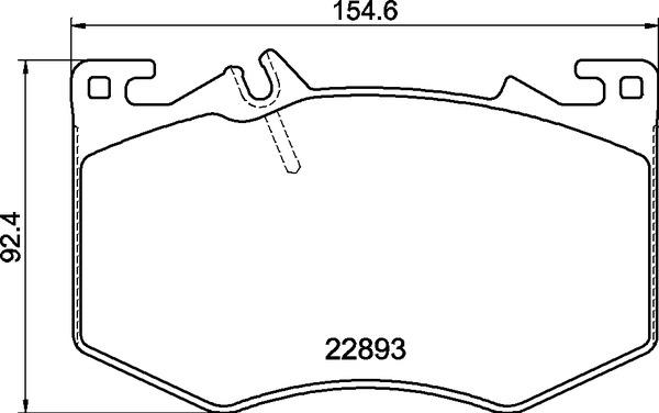 BREMBO P50166 Fren Balata Takimi Mercedes Bbdc A-Class W177 11-18->-Mercedes A-Class W177 03-18->-Mercedes A -Class Saloon V177 09-18->-Mercedes Cla C118 03-19->-Mercedes Cla Shooting Brake X118 06-19->-