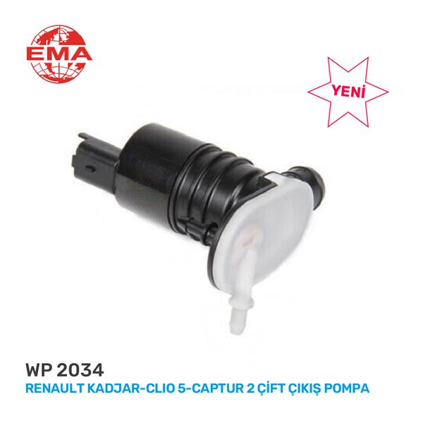 EMA WP2034 Cam Su Fiskiye Motoru Çift Çikiş Renault Kadjar