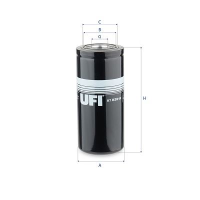 UFI 8702800 Filtre John Deere