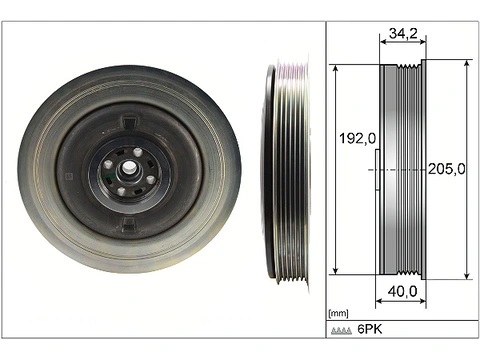 FEBI 178235 Krank Kasnagi  Volvo S60 Ii S60 Ii S90 Ii V40 Ii V40 Ii V60 I V60 I V60 Ii V90 Ii Xc40 Xc40
