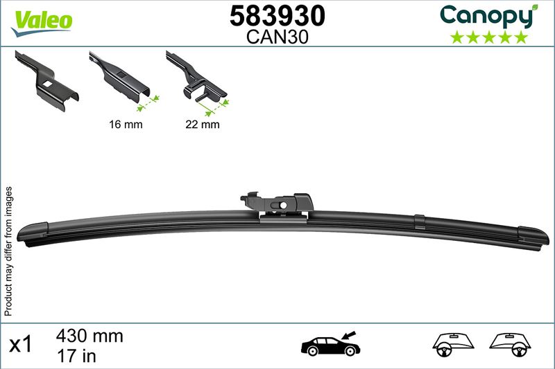SIL SB2617A2 Silecek Süpürgesi Ön Takim 650 / 430 Mm 6f12-F13