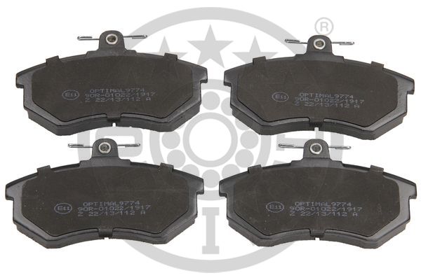 OPTIMAL BP-09774 Fren Balata Seti. Diskli Fren Ön Cordoba 6k1 6k2 Ibiza Mk Ii 6k1 Toledo 1l Vw Corrado 53i Golf Mk Ii 19e 1g1 Golf Mk Iii 1h1 Golf Mk Iii Cabriolet 1e7 Golf Mk Iii Estate 1h5 Jetta Mk
