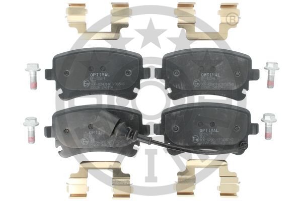 OPTIMAL BP-12241 Fren Balata Seti. Diskli Fren-Vw California T5 Camper 7ec 7ef 7eg 7hf California T6 Camper Sgc Sg G Shc Caravelle Mk Vi Sgf Sgm Sgn Shm Shn Multivan Mk V 7hm 7hn 7hf 7ef 7em 7en Transporter-Car