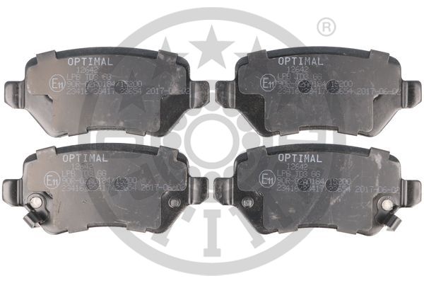 OPTIMAL BP-12642 Arka Fren Balata Kia Ceed 1.6l G4fj T-Gdi 13-> / 1.6l D4fb Crdi Dizel 12-> / Venga 1.4l 1.6l 10-19