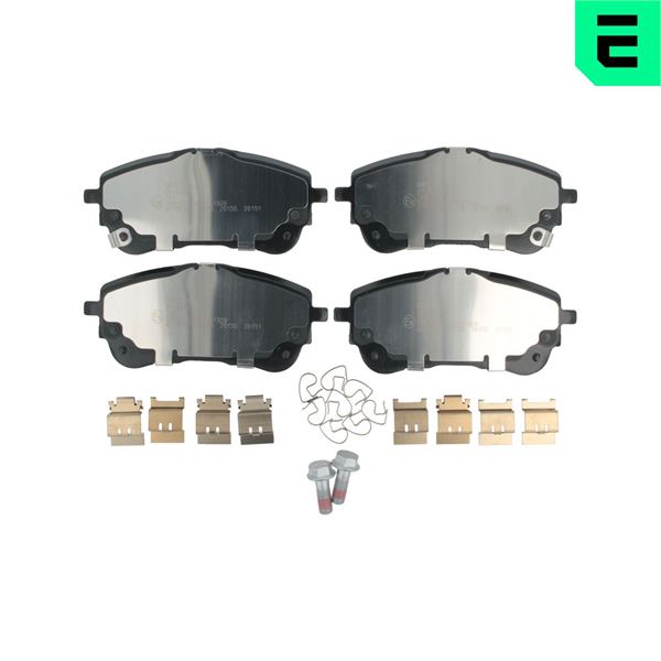 OPTIMAL BP-12832 Ön Fren Balata Toyota Corolla 1.6l 1zr-Fae Zre210 19-> / 1.2l 8nr-Fts Nre210 / 1.8l 2zr-Fxe Hybrid Z We211 Zwe219 19-> / Yaris Cross 1.5l 20-> - Kıskaçlı Montaj Parçaları Ile Birlikte