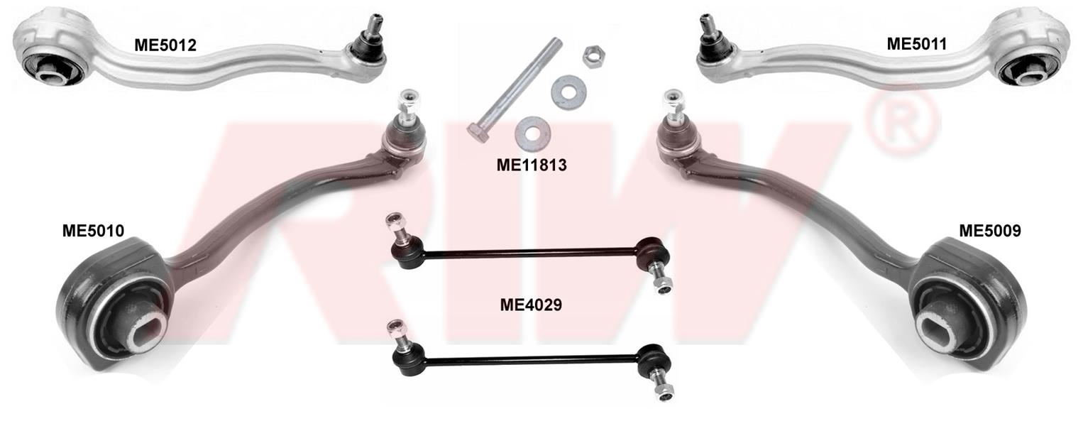 RIW ME8002 Tamir Kiti Ön Mercedes-C Class-W203 2000-2007 Mercedes-Clk-A209 C209 2002-2009 Mercedes-Sl-R129 1992 -2001 Mercedes-Slk-R171 2004-2011