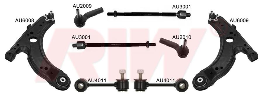 RIW VW8001 Tamir Kiti Ön Audi-A3-8l1 1996-2003 Seat-Leon-1m1 1999-2006 Seat-Toledo-Ii 1m2 1999-2006 Skoda-Octav Ia-I 1u2 1996-2004 Skoda-Octavia-I Combi 1u5 1996-2004 Volkswagen-Beetle-9c1 1c1 1998-2010 Volkswage