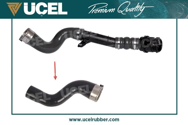 UCA-15142 Turbo Hortumu -Plastik Boru Haric- (Renault  Megane Iv-Kadjar-Talisman 1.5dci)