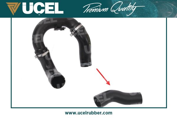 UCEL S35636 Turbo Hortumu Düz Fiat Doblo Ii 09> 1.6 Mjtd-2.0 Mjtd