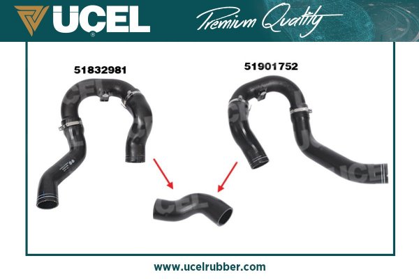 IBR 14995 Turbo Hortumu Plastik Parça Hariç ( Büyük Olan ) Doblo Iii