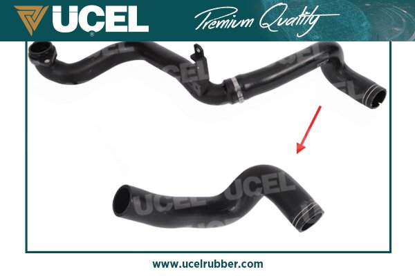 UCEL S35841 Turbo Çikiş Hortumu Peugeot Bipper-Citroen Nemo-Fiat Fiorino 1.3 Hdi Plastik Parça Hariç