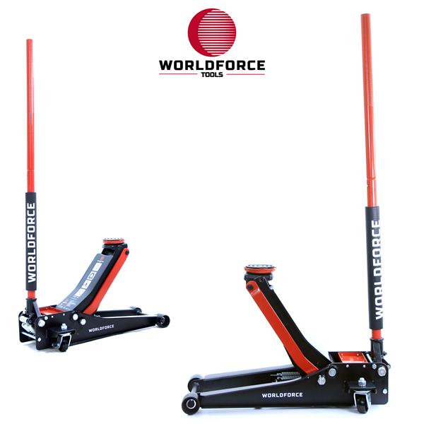 WORLDFORCE 11101 Hidrolik Kriko 3 Ton Düşük Profil Çift Piston Garaj Ekipmanlari Hirdavat