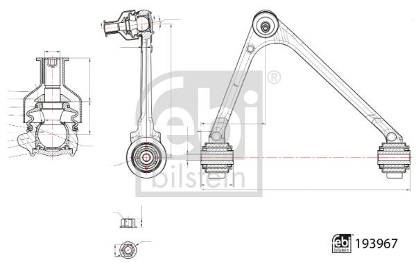 FEBI 193967 Salincak Jaguar Xj X350 Xj X358