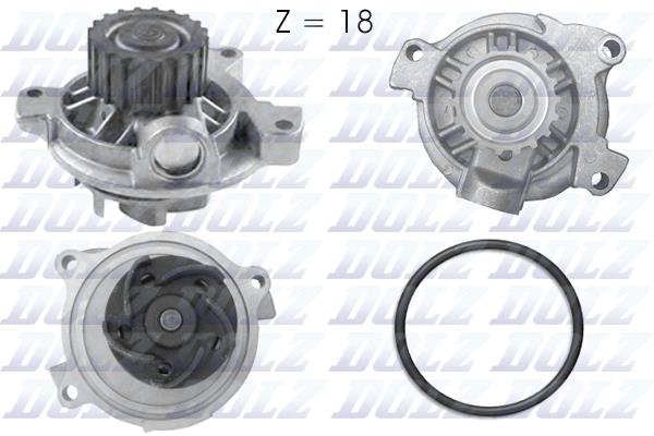 DOLZ A178 Devirdaim Transporter Iv 90-03 A6 95-97 S70 99-00 2.5 Enj. Tüm Mod. B.Kafa
