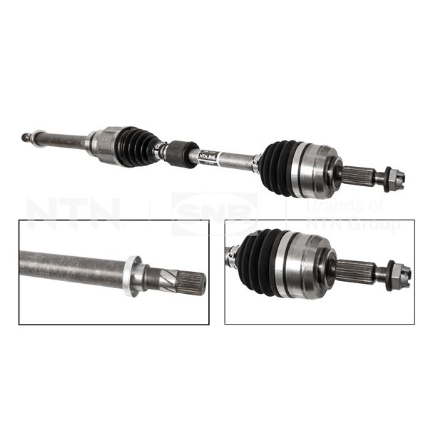 DC-8008 Komple Aks Sag On Uzunluk 952mm Dacia Duster 1.0 Tce 2019-