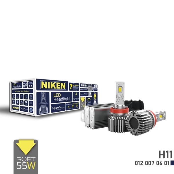 NIKEN 0120070601 Led Xenon Nova Soft Serisi H11 55w