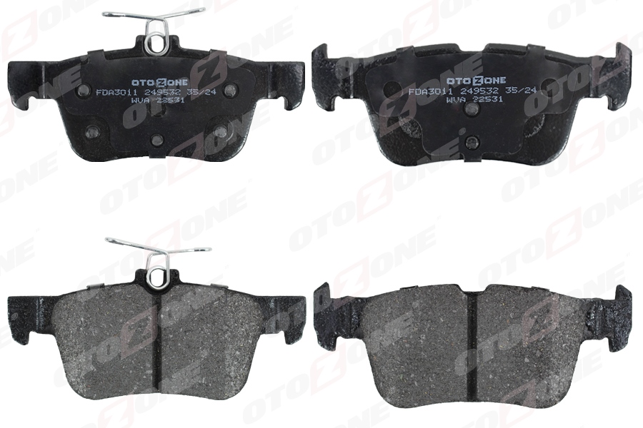 OTOZONE FDA3011 Arka Fren Balatasi Galaxy Iii 15> Mondeo V 14> Edge 15>19 Focus Iv 17> Kuga Iii 19>