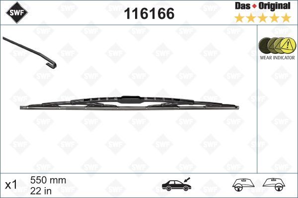 KRG-MS5853 Arac Bazli Silecek Seti 580-530mm Audi A6 (4a2-C4) / Berlingo (M59) / Jumper (U5,23) / Ducato (243) / Ford Transit T15 / Mercedes Citan / Boxer (U5) / Partner (M5) / Kangoo Ii / Discovery Iv