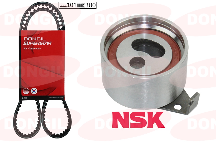 DONGIL KIT101RU30 Triger Kayiş Seti Eksantrik Seti Ford Ranger 2.5 Tdci 98-> / Mazda B2500 2.5l Wl 96-07 1 Kayiş 1 Rulman 101x300