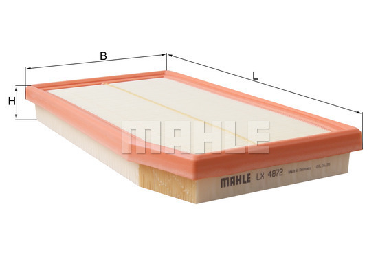 MAHLE LX4872 Hava Filtresi Mercedes M264 W205 S205 C205 A205 C257 W213 C238 A238 X253 C253