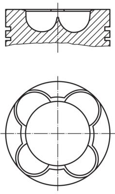 MAHLE 081PI00108000 Piston Complete