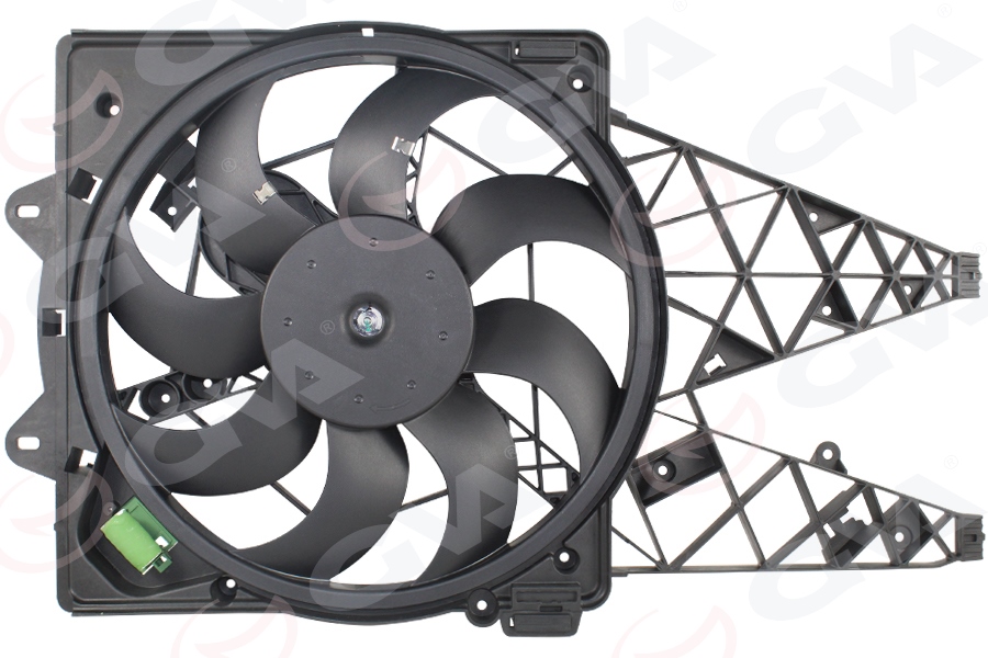 25-1819 Fan Motoru (Su+Klima) Radyatoru Davlumbazli Tek Fan Fiat Doblo (152,263) 1.3 Mjt 2010-