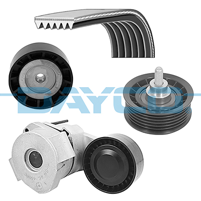 DAYCO KPV338 Alternator V Kayiş Rulman Seti Boxer Iii Jumper Iii Ducato Iii Transit Puma 06> Klimali 2.0 Hdi-Tdci