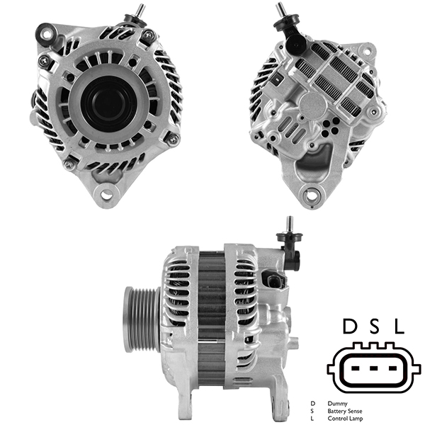 MITSUBISHI A3TG2681 Alternator 12v 130 Amp Nissan Navara 2.5 Dci-Pathfinder 2.5 Dci 4wd