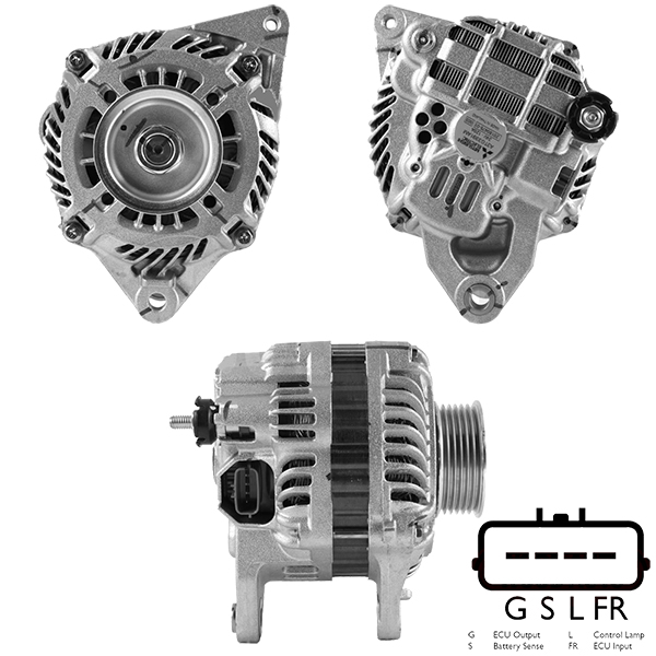 MITSUBISHI A3TG3391 Alternator 12v 120 Amp Mitsubishi L200-Triton 2.5 Did