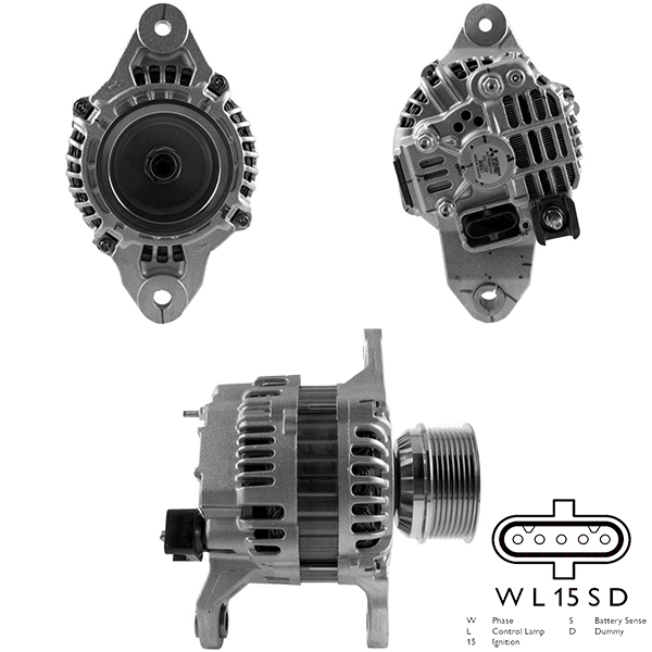 MITSUBISHI A4TR5591 Alternator 24v 110 Amp Renault V.I.-Volvo Kamyon