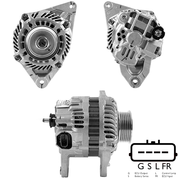 MITSUBISHI A5TG0491 Alternator 12v 90 Amp Mitsubishi L200 2.5 Di-D-2.5 Di-D 4wd