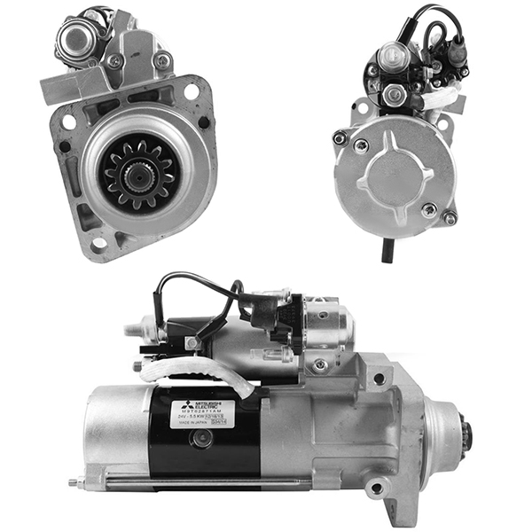 MITSUBISHI M9T62881 Mars Motoru 24v 5.5 Kw 12 Dis Deutz Engine-Khd Engine-Volvo L60f M9t62871
