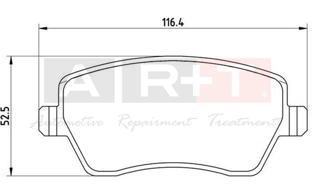 ART A02.1865 Fren Balatasi On Renault Clio Iii-Iv Modus 04> Express 21> Zoe 12> Kangoo Ii 08> Captur 13> Dacia Duster 10> Logan 04> Dokker 12> . Nissan Micra Iii K12 03>10 Note 06>