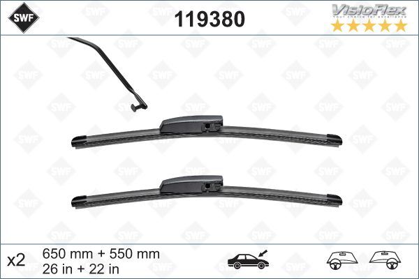 VAL 574309 Silecek Süpürgesi Tk (  Muz Tip ) Scenic Ii