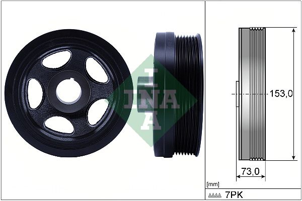 INA-544018310 Krank Kasnagi ( Mercedes Om642 / W164-219-221 )