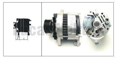 LUCAS 61920492 Alternator 12v / 80a Tumosan Maxima 9100 Serisi