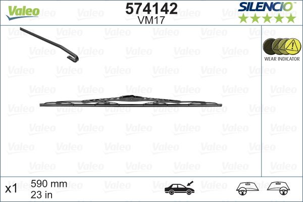 BOS-3397005772 Silecek Seti Eco 600-600 Mm Universal 60/60