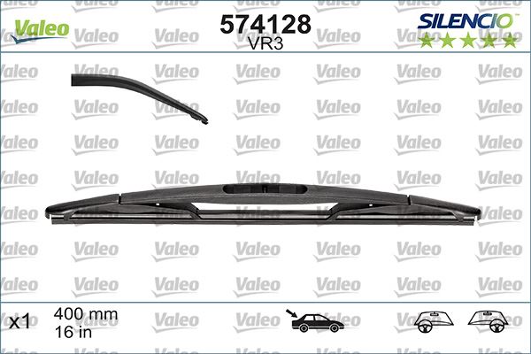 BCH 3397004632 Silecek Süpürgesi Arka 400 Mm 306/Clio