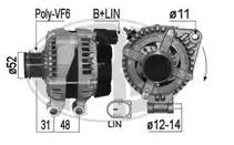 LUCAS LEA0799 Alternator 12v 150 A Discovery Iv L319 3.0 Td 09>18 Discovery V L462 3.0 D /Td6 16> Range Rove R Sport I L320 3.0 D 09>13