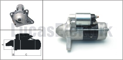 LUCAS LES0285 Marş Motoru Ford Ranger 98> Mazda B-2500 98> 2.5 Tdci